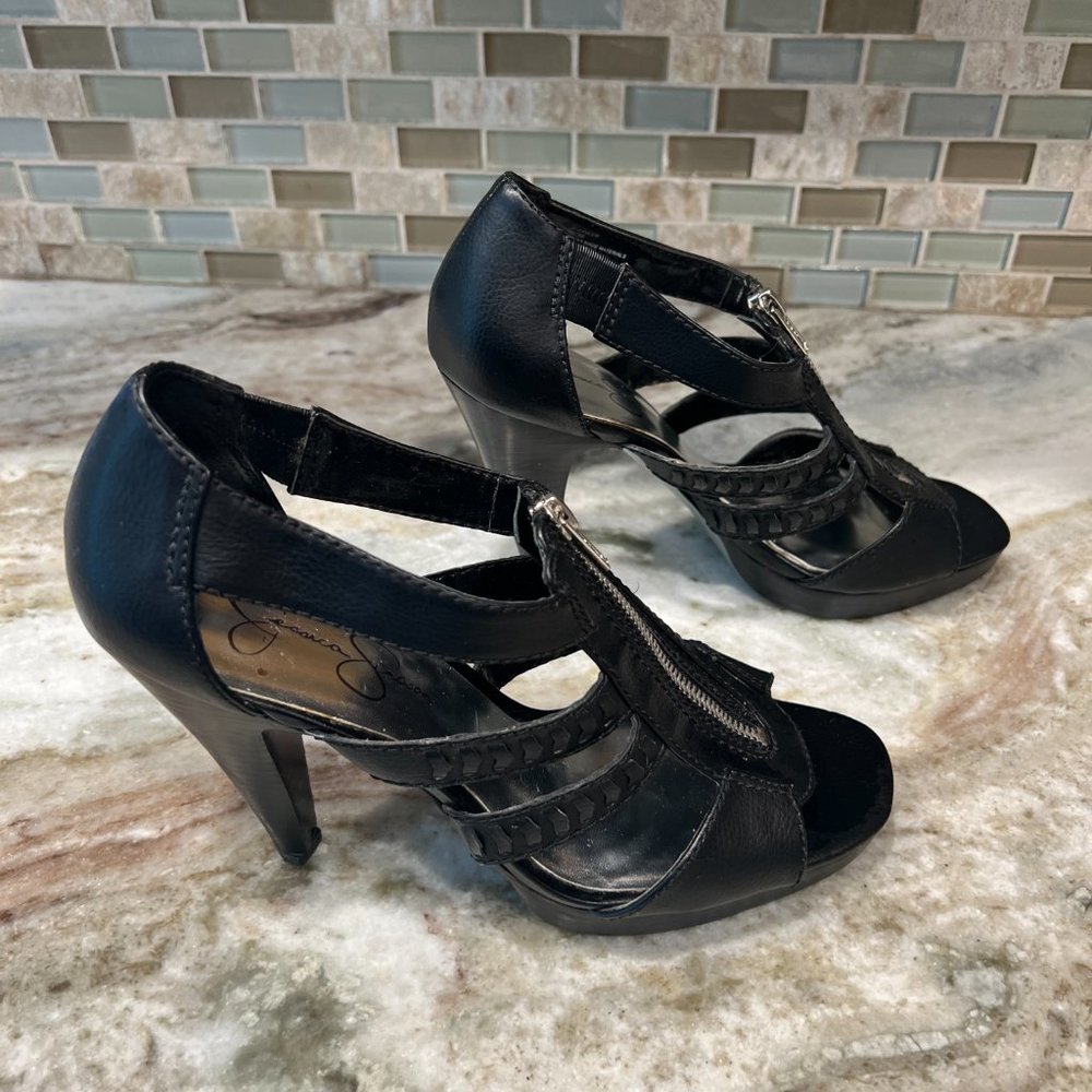 GUC - Black - Jessica Simpson - Size 9 - 4" Heels - Picture 2 of 3